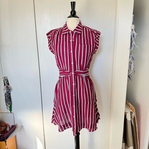 Derek Lam Striped Mini Dress